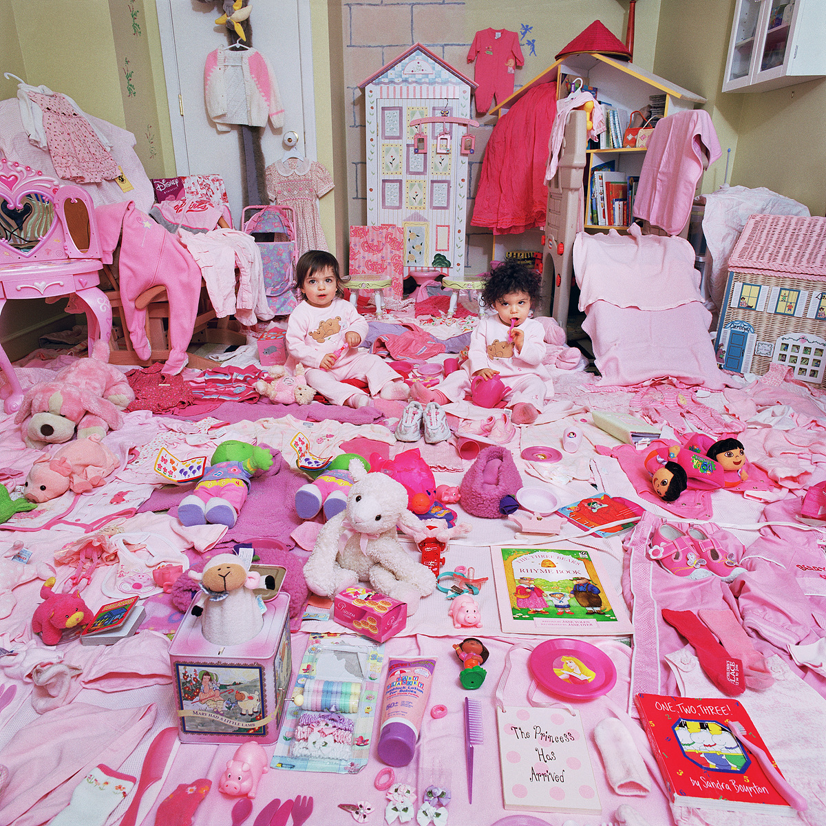 핑크 프로젝트 I-로렌과 캐롤린 그리고 그들의 핑크색 물건들, 뉴욕, 미국, 라이트젯 프린트, 2006